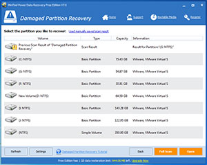 Free Data Recovery Software Damaged Partition Recovery