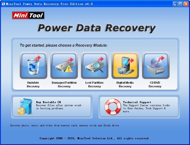 MiniTool Power Data Recovery 7 Serial Key for Lifetime